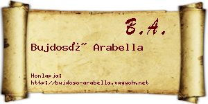 Bujdosó Arabella névjegykártya